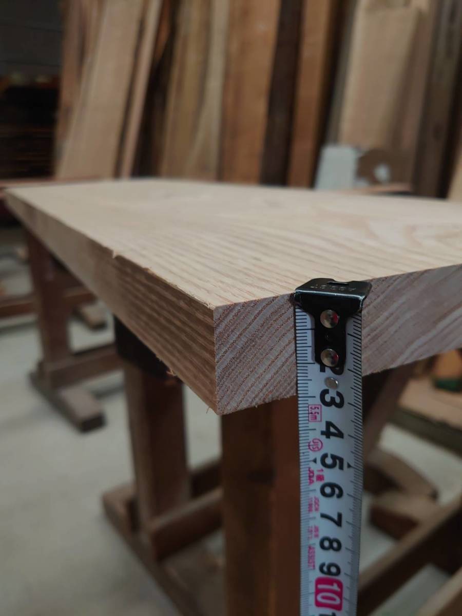 たも　No.1220-F　無垢　乾燥材　板（長さ850㎜ｘ幅265㎜ｘ厚み30㎜）1枚　木材　DIY　棚板　小物作りに_画像7