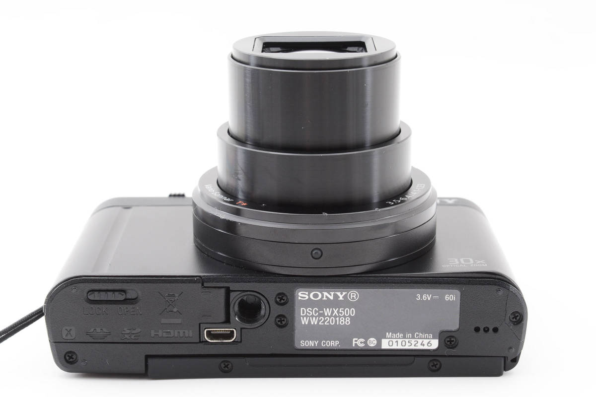 ■美品■ ソニー SONY Cyber-shot DSC-WX500 B ブラック 約1820万画素 SH-01D23-465_画像9