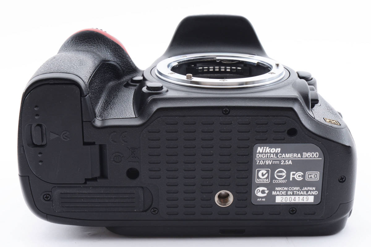 ■美品■ ニコン Nikon D600 ボディ 2426万画素 《軽快FXフォーマット！元箱付》 SF-09S23-412_画像9