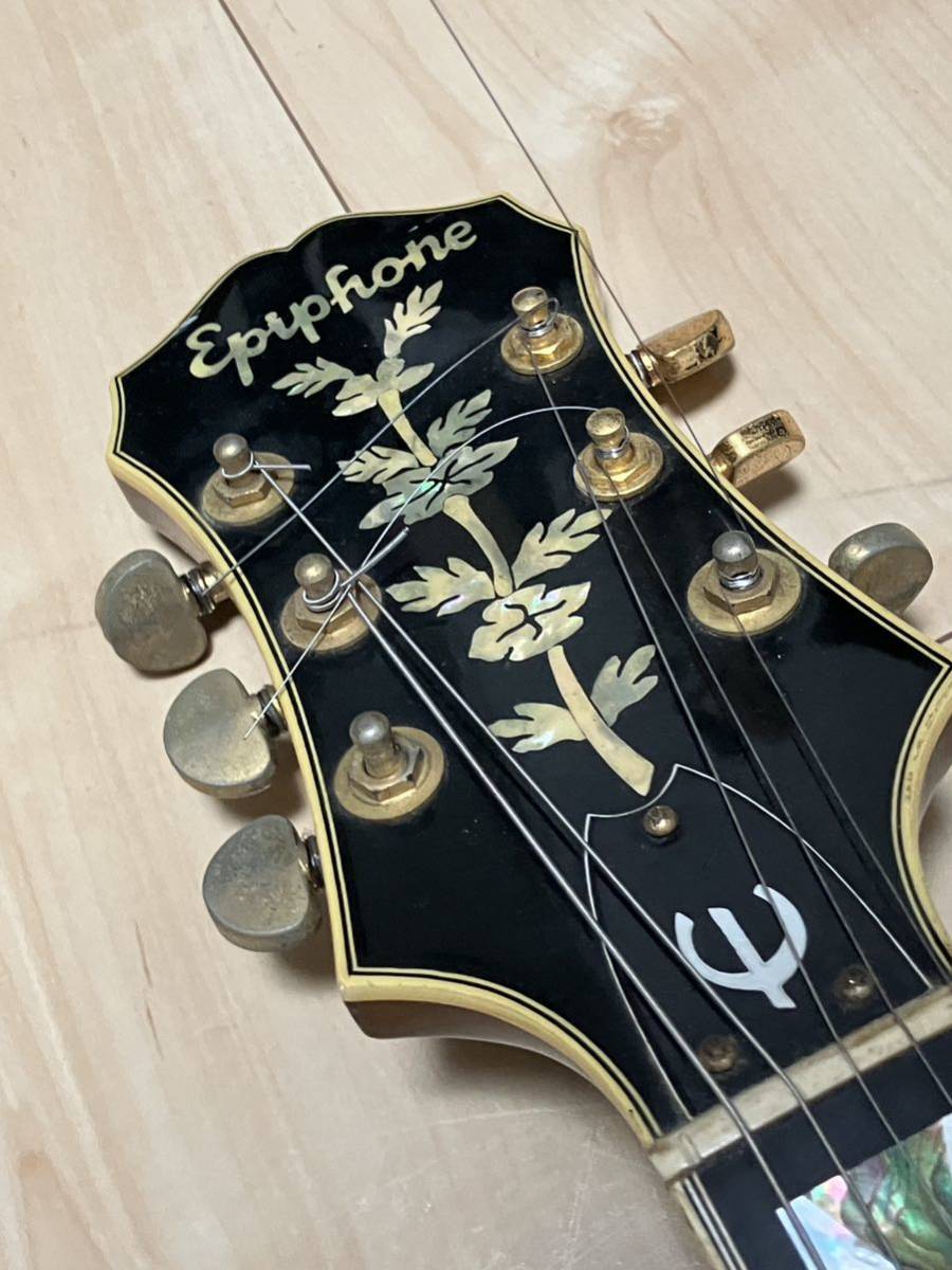 Epiphone Emperor Thinline 日本製 ブルーラベル ジャンク_画像3