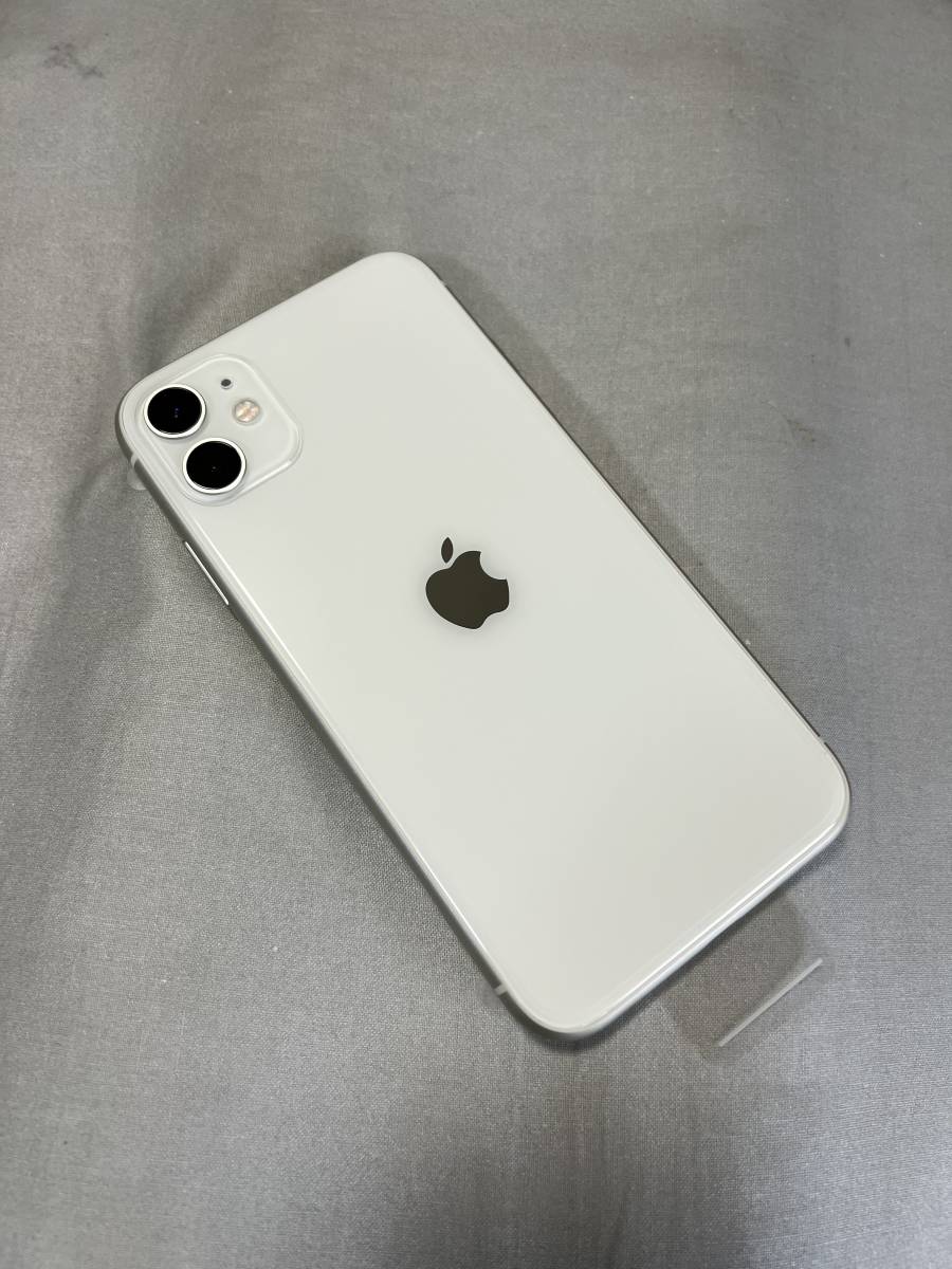 新品 未使用 国内SIMフリー Apple iPhone11 128GB ホワイト MWM22J/A 格安SIM使用可能_画像10