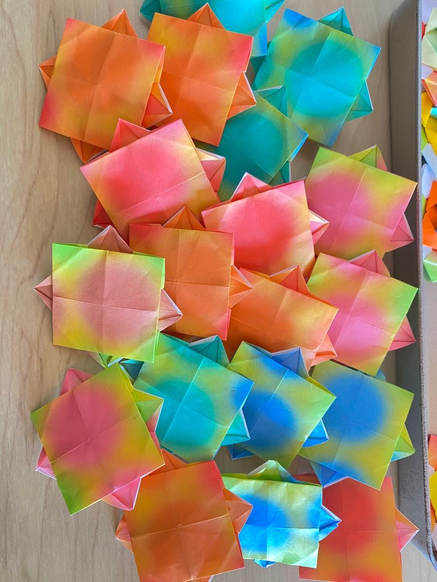 折り紙 ミニサイズ コマ 50個 ハンドメイド