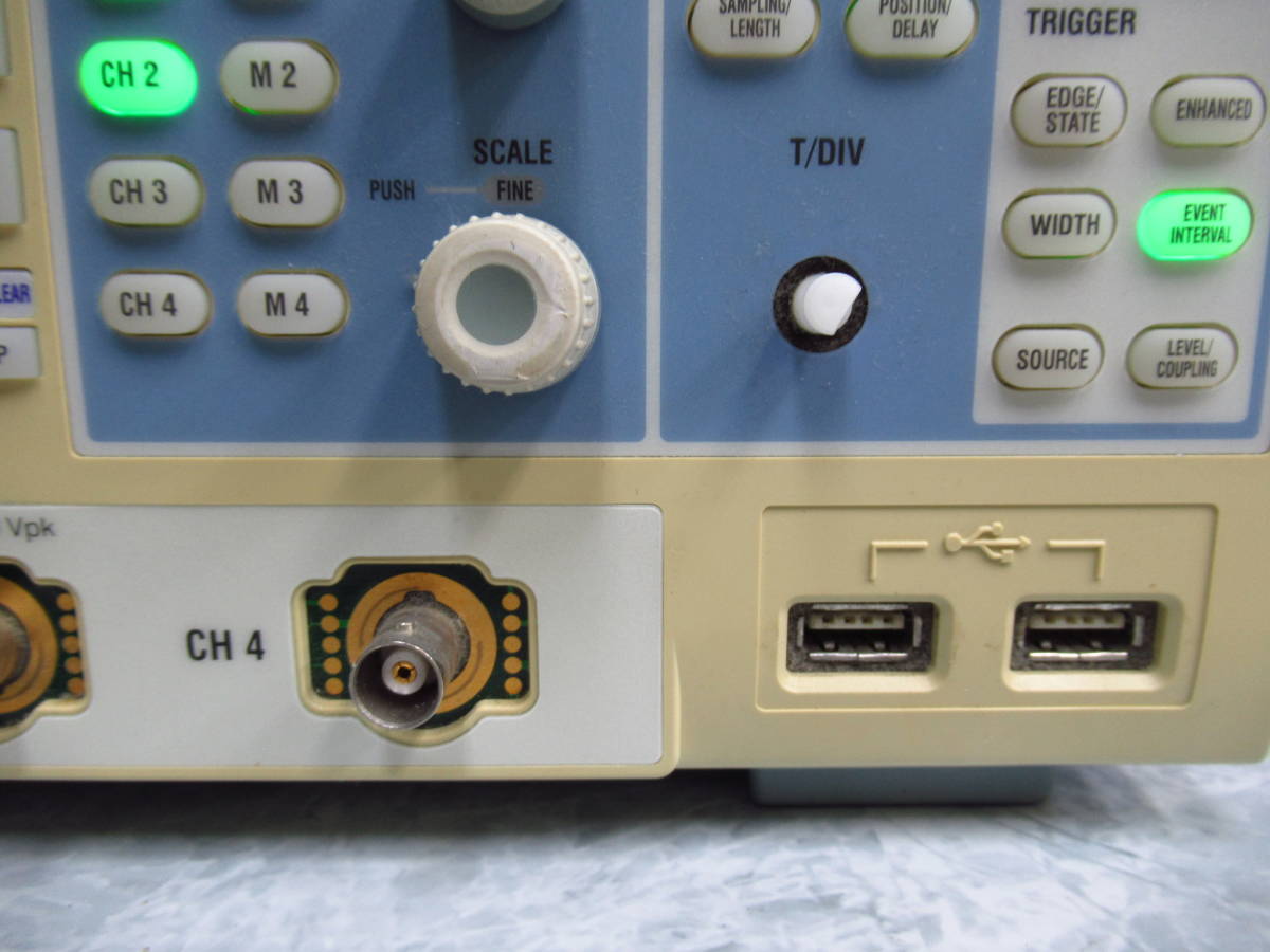 YOKOGAWA DL9040L OSCILLOSCOPE 500MHz、5GS/s 管理5rc1208D300_画像3