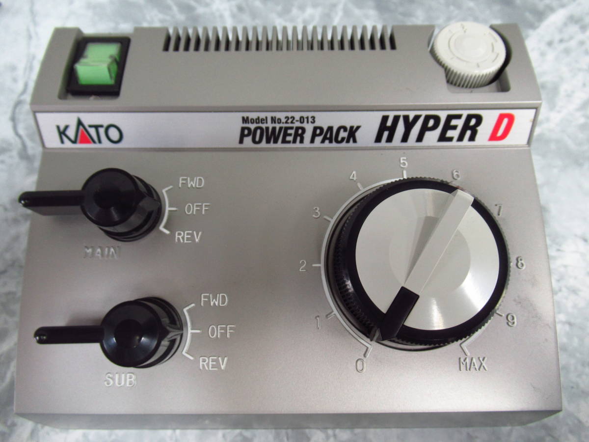 KATO Nゲージ POWER PACK Standard S 22-012 パワーパック ハイパーD No.22-013 ポイントスイッチ付 管理5rc1220E203_画像4