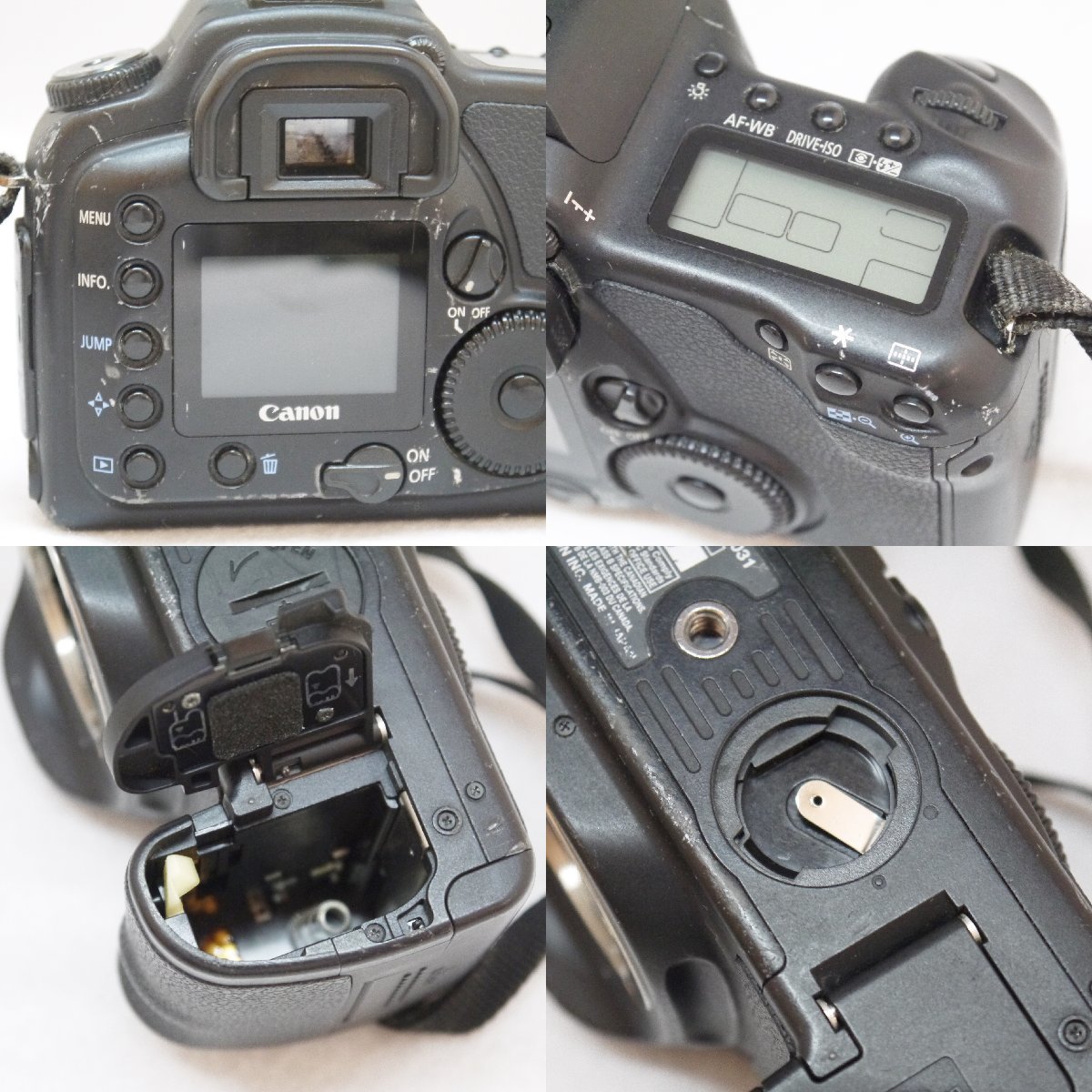 ジャンク品・保管品 Canon キャノン DS6031 EOS 10D デジタル一眼レフカメラ レンズ EF 24-85mm 1:3.5-4.5 動作未確認 現状品_画像7