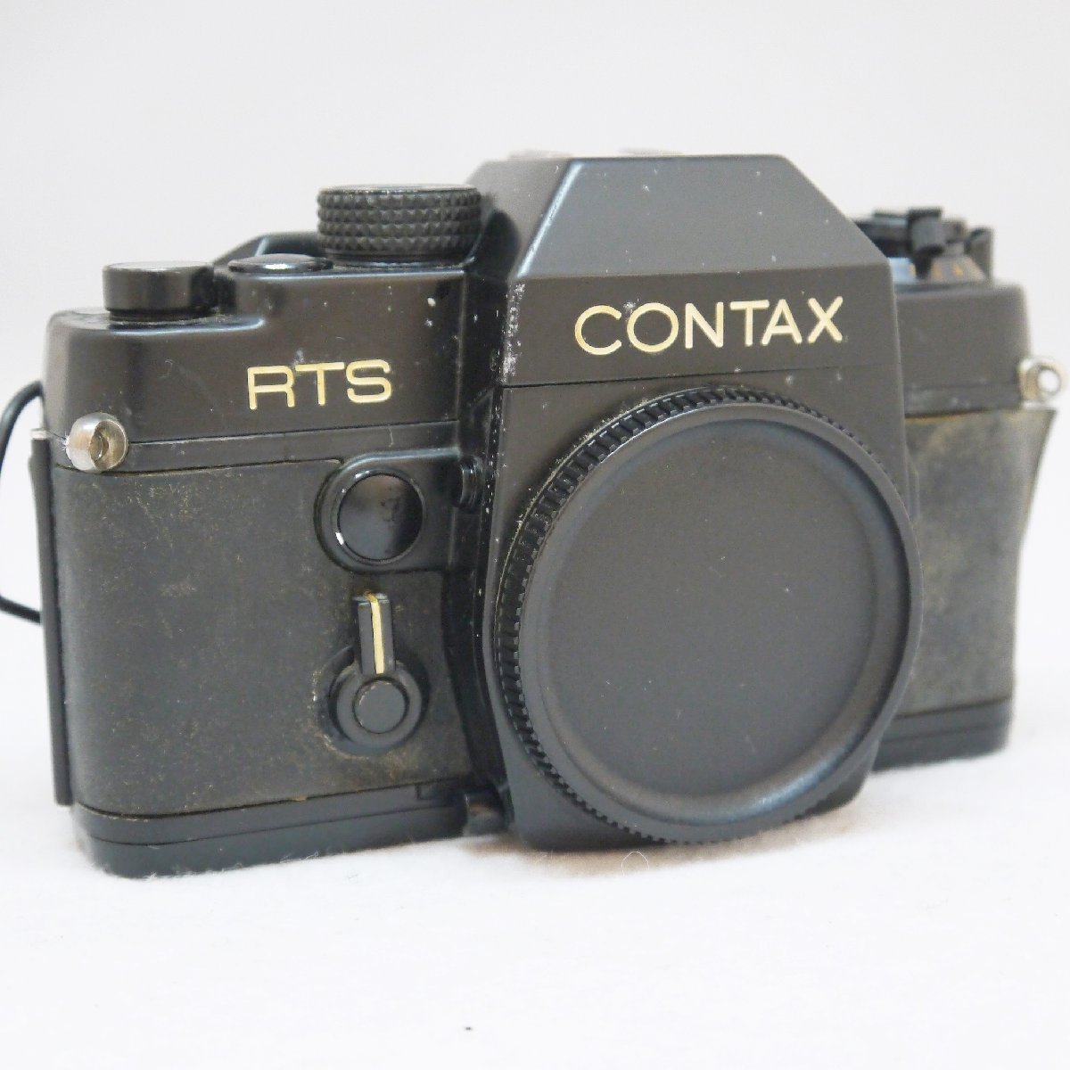 ジャンク品・保管品 CONTAX コンタックス RTS フィルムカメラ ブラック ボディのみ 動作未確認 現状品 ダメージ大_画像1