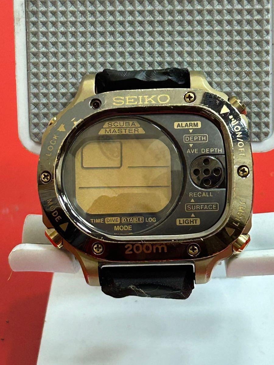 セイコー スキューバ SEIKO SCUBA MASTER M725-5A00 / メンズ腕時計/ 動作未確認/_画像1