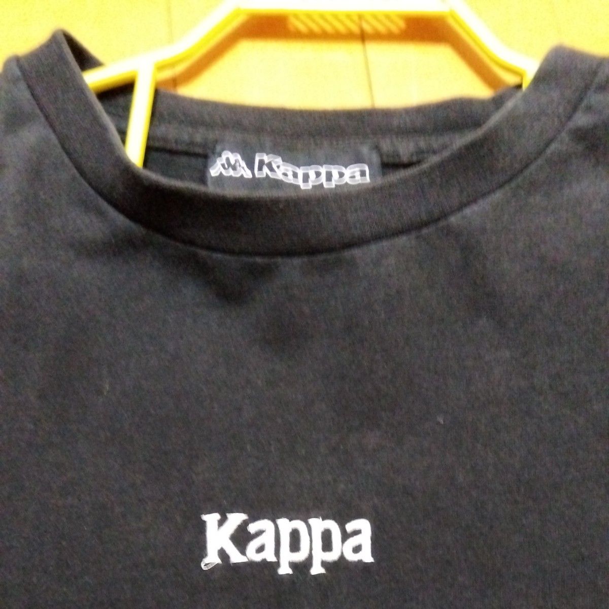 Kappa/カッパ 別注 袖テープ/刺繍ロゴ/袖プリント ビッグシルエットロンT ロンT T-SHIRT 長袖Tシャツ