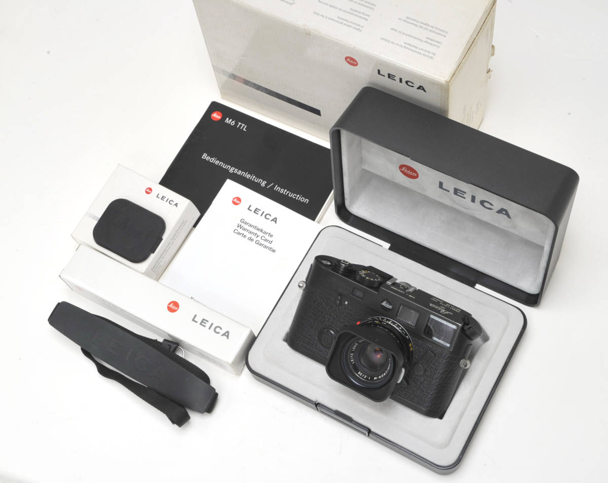 LEICA ライカ M6 0.85 TTL 美品 ズミクロンM 35mm付　元箱、ストラック、フード、フィルター等 　_画像1