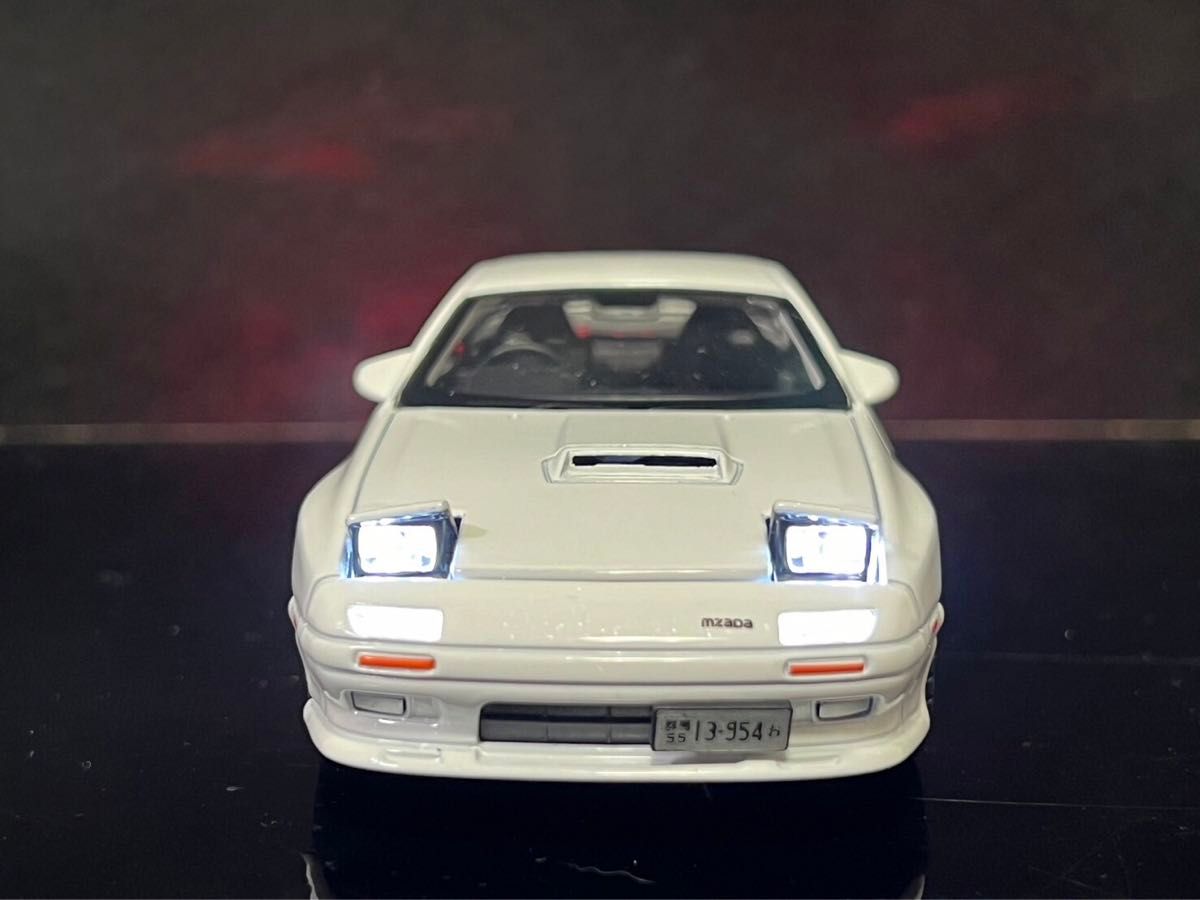 マツダ RX-7 FC mazda 1/32 ミニカー H158 ホワイト