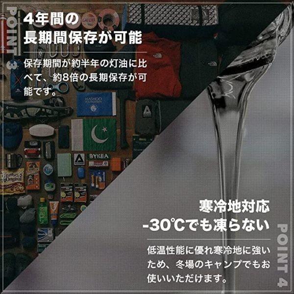 パラフィンオイル ランタン用 1L【ススなし/臭いなし】 (KAVILA) ランタン オイル 【日本製】_画像2