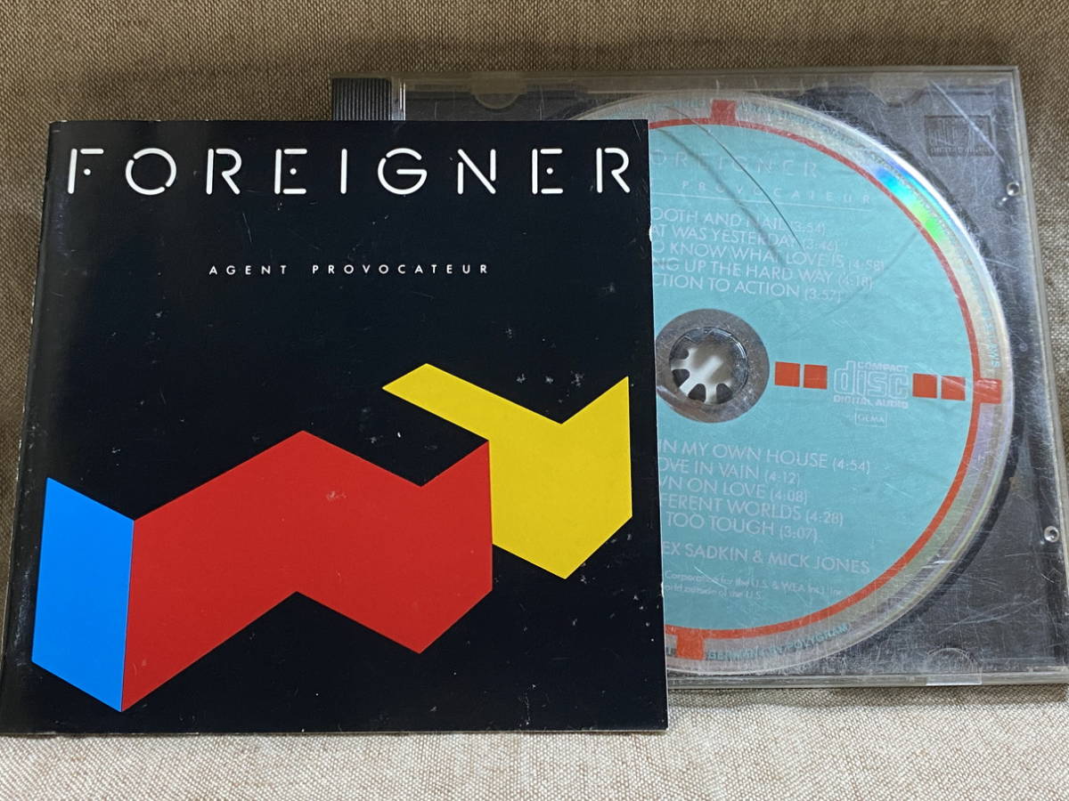 FOREIGNER - AGENT PROVOCATEUR 西独盤 TARGET盤 WEST GERMANY盤 廃盤 レア盤_画像1