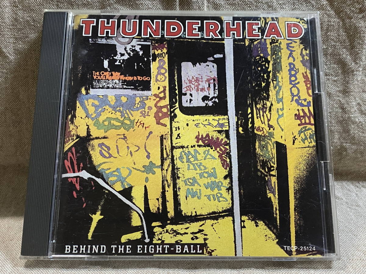 THUNDERHEAD - BEHIND THE EIGHT-BALL TECP-25124 国内初版 日本盤 廃盤 レア盤_画像1