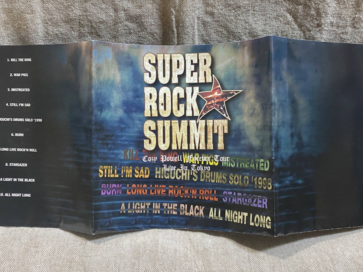 COZY POWELL FOREVER TOUR LIVE IN TOKYO SUPER ROCK SUMMIT 日本盤 帯付 廃盤 レア盤_画像5