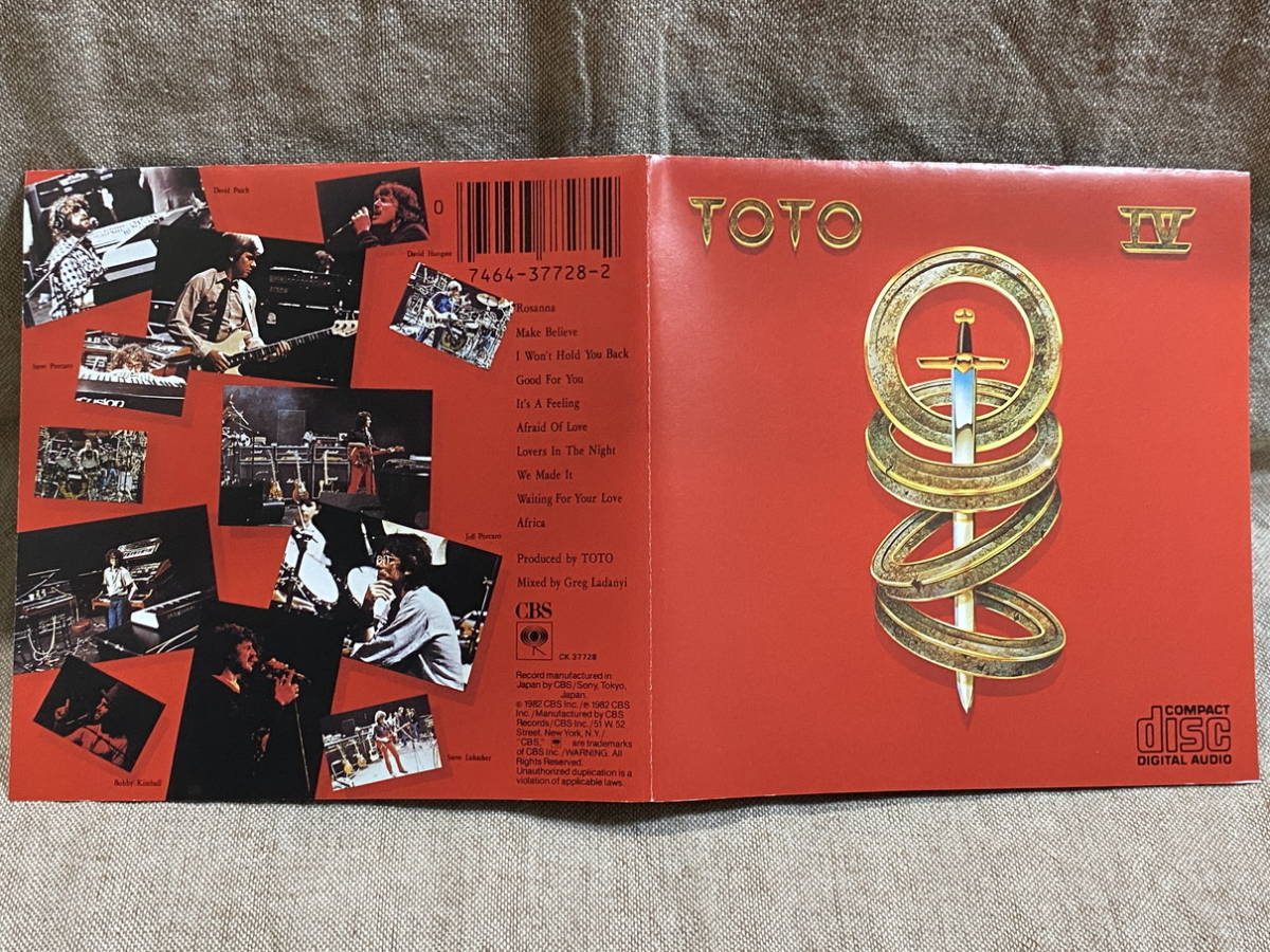 TOTO - IV 高音質 SACD SUPER AUDIO CD 廃盤 レア盤_画像6