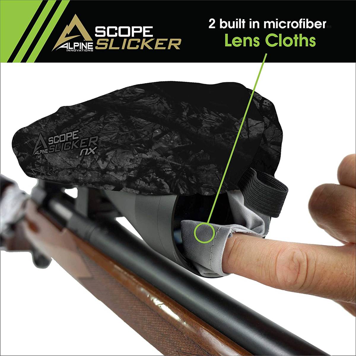 新品国内在庫 米国Alpine Innovation社製 スコープスリッカー スコープカバー 射撃 狩猟