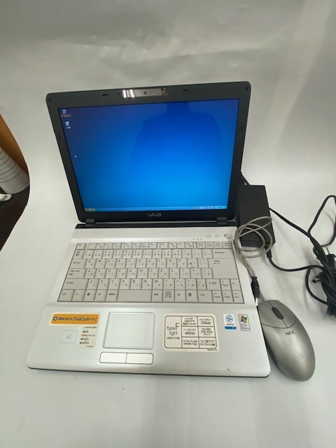 ★1円～ SONY VAIO ノートパソコン 練習機 winXP PCG-7F1N♪♪_画像1