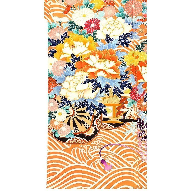 * store modified equipment * stock one . sales![.. free ] Kyouyuuzen industrial arts hand ..,book@ gold, hand embroidery * gorgeous .. four season flower . place car writing long-sleeved kimono nn8352