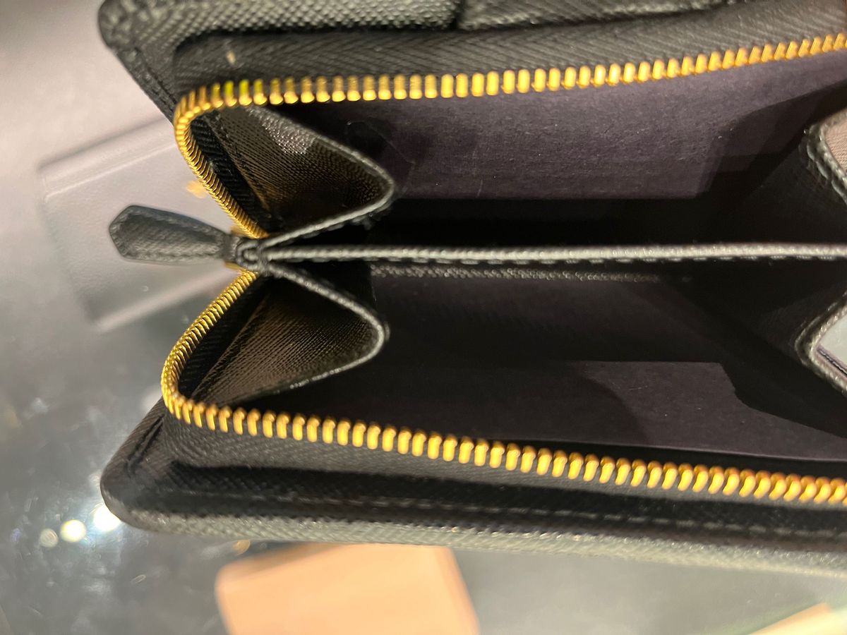 PRADA折り財布 サフィアーノ×ナイロンプラダ 折り財布&コイン PRADA折り財布 サフィアーノ×ナイロンプラダ 折り財布&コイン