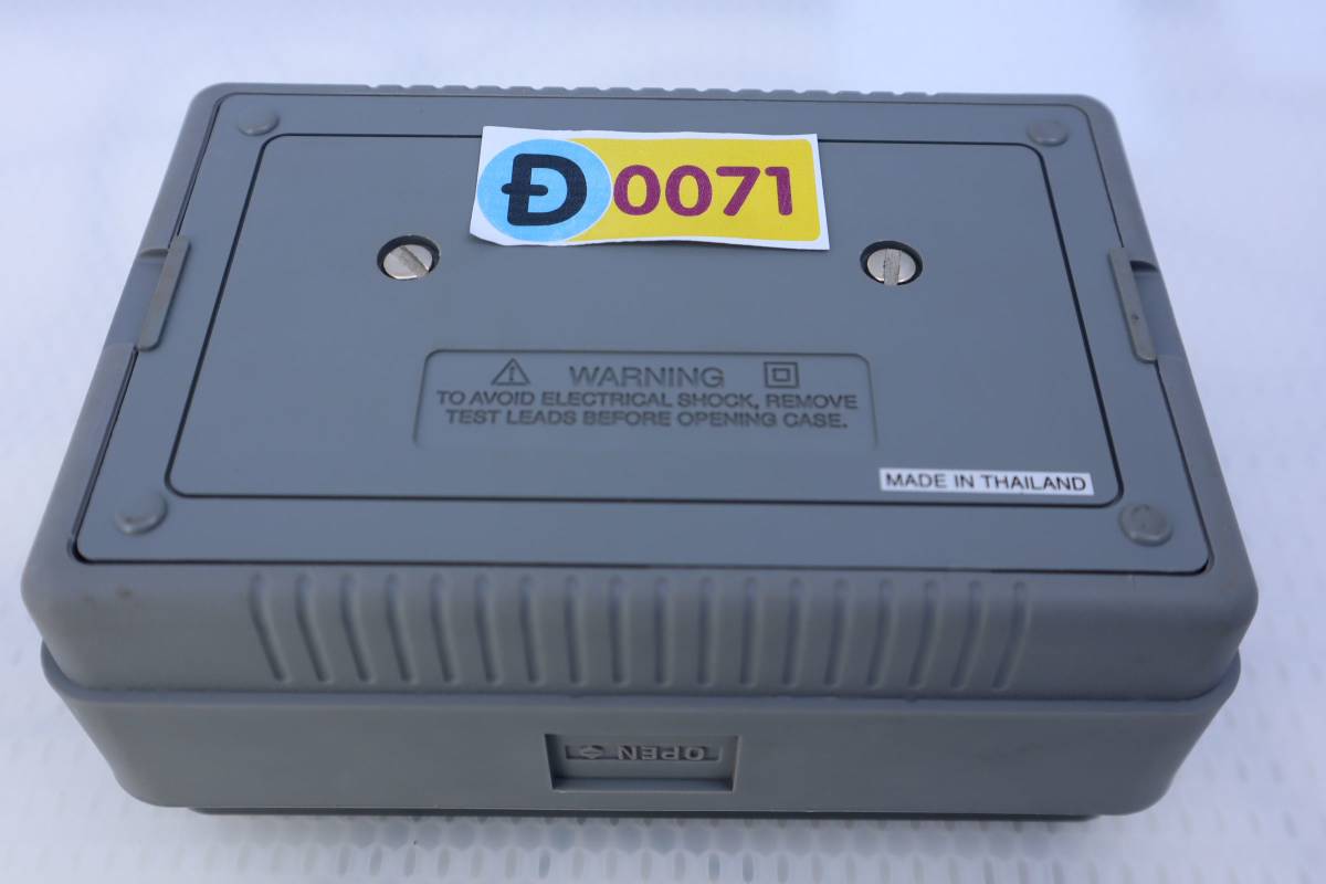 D0071 Y L 【中古・動作確認済】 共立 KYORITSU MODEL 4102A 電池式アナログ接地抵抗機　本体のみ_画像3