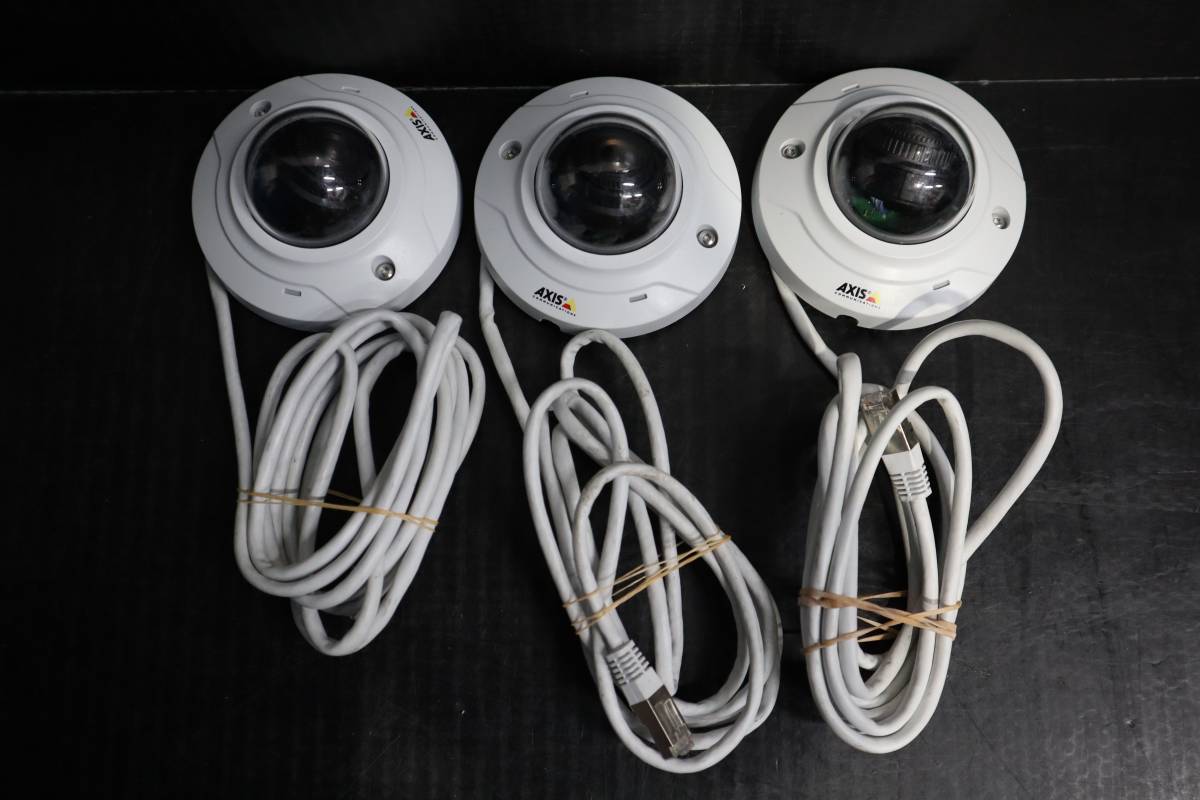 E6221 Y L【3台セット】AXIS【M3004-V】アクシス 固定ドームネットワークカメラ