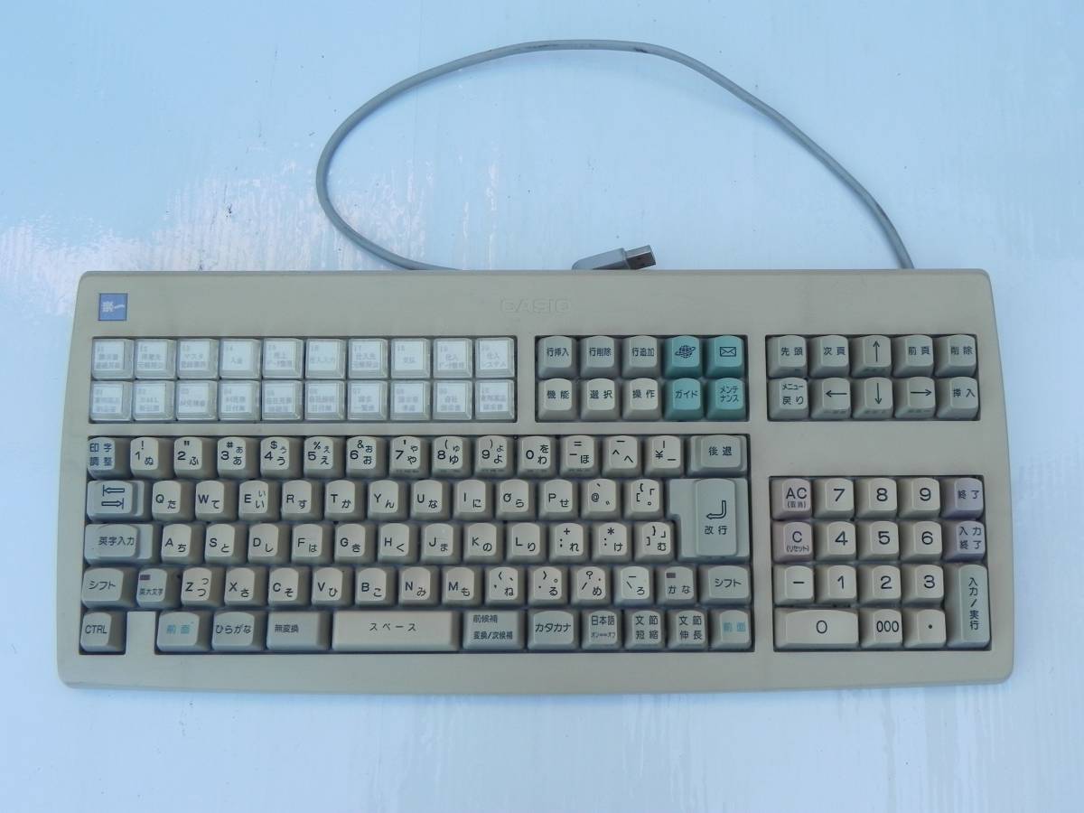 E5782 Y L CASIO カシオ　楽一　キーボード　S-1316RKBJ2_画像1