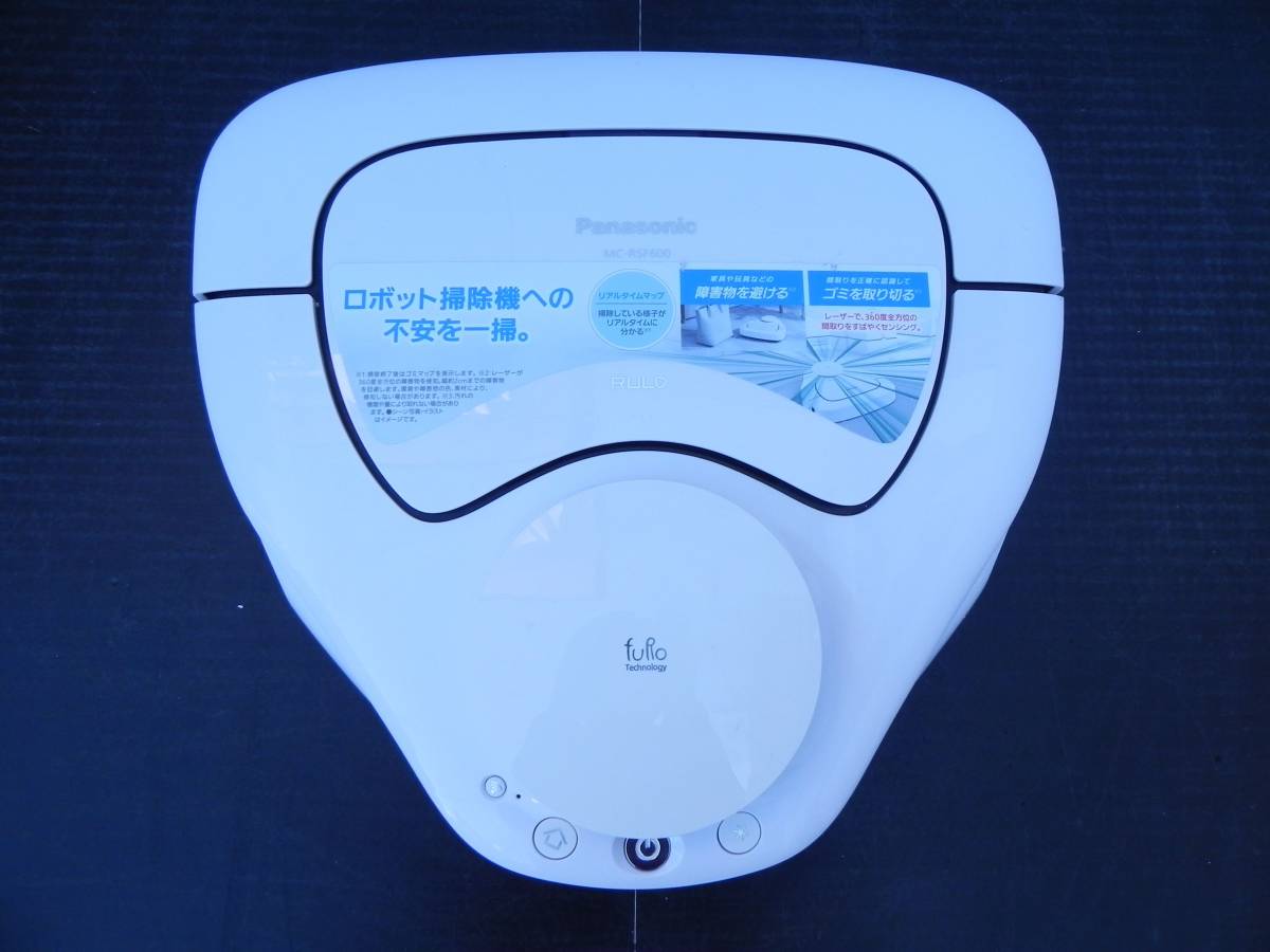 E5786 Y Panasonic Panasonic RULO robot vacuum cleaner MC-RSF600-W white 2020 year made / body only * adaptor less 