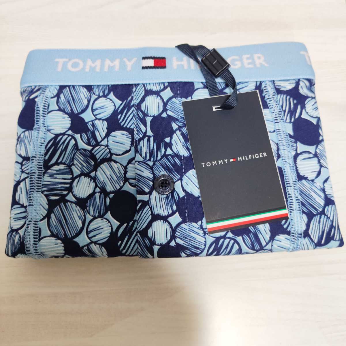 TOMMY HILFIGER トミーヒルフィガー ORGANIC COTTON オーガニックコットン ボタンフライ 前開き ボクサーパンツ 53312015 サックス L_画像6