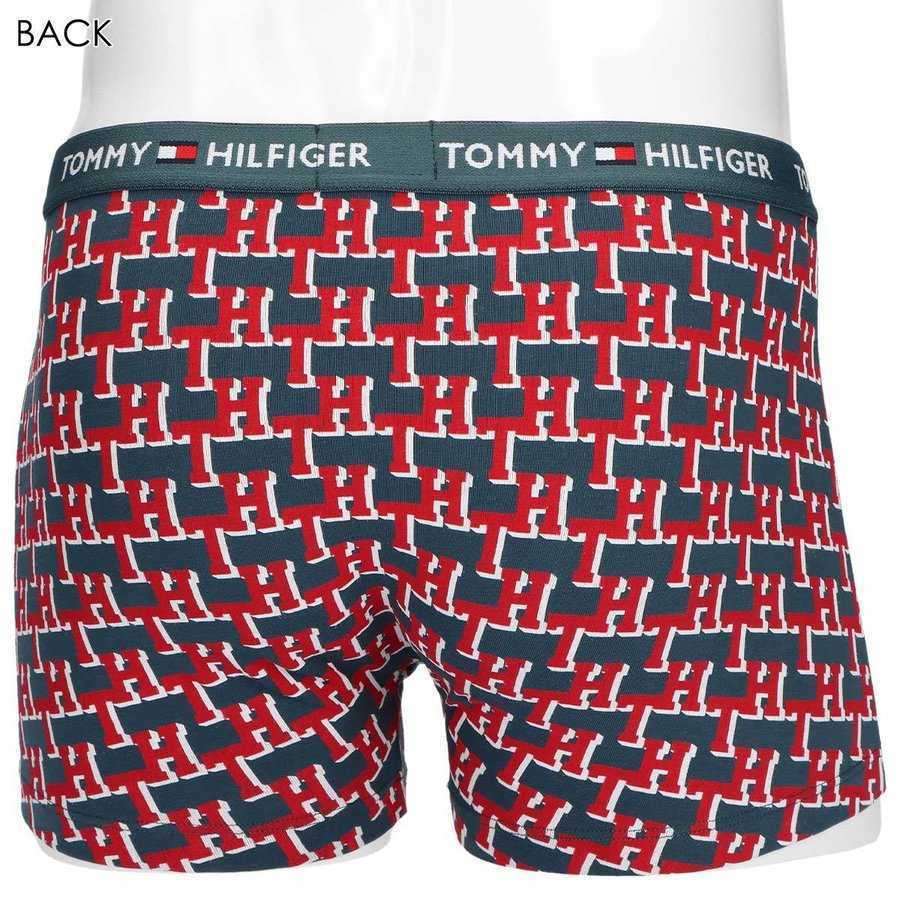 TOMMY HILFIGER トミーヒルフィガー ORGANIC KEYHOLE TRUNK オーガニックコットン 前開き ボクサーパンツ メンズ 53312016 THシャドウ L_画像3