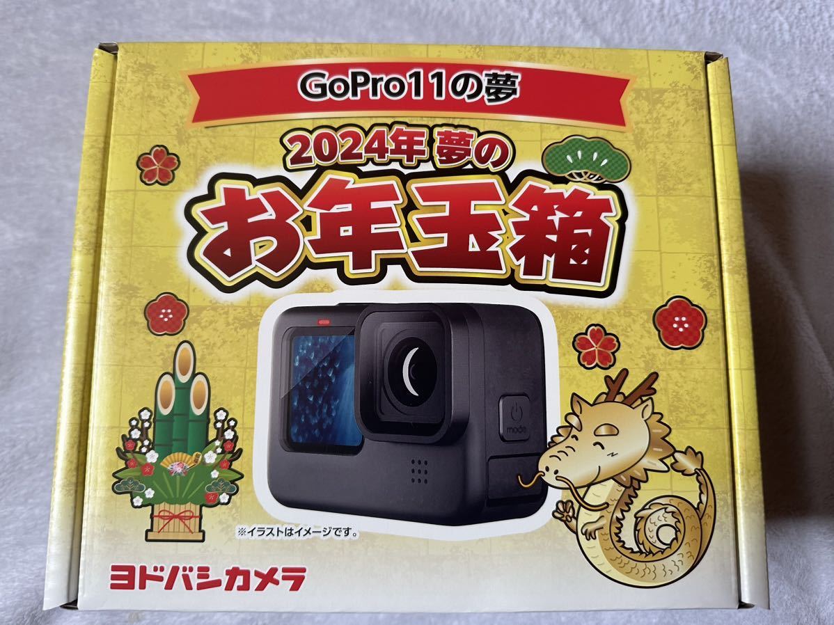 【ゆうパック送料無料】【未使用・未開封】GoPro Hero11 ヨドバシカメラ 2024年 夢のお年玉箱 福袋 microSD付き【保証書有】_画像1