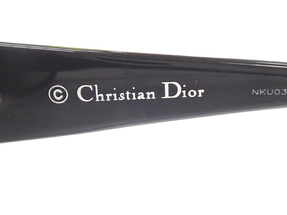【未使用】Christian Dior サングラス Minuit F ラインストーン ビジュー ブラック グラデーション_画像8
