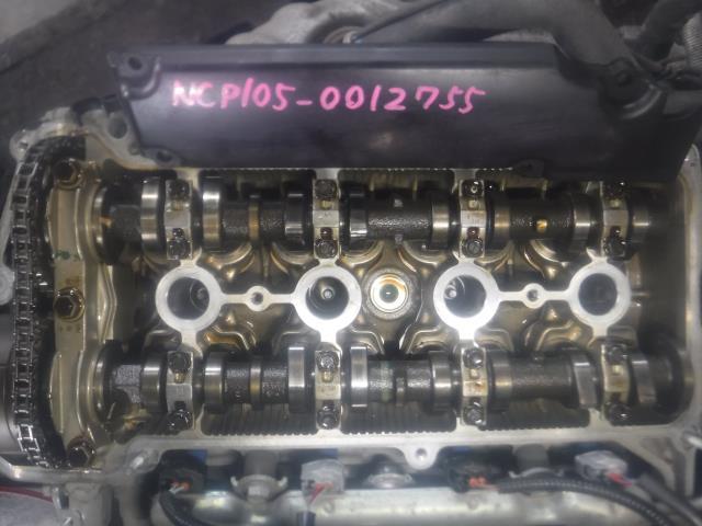 【個人宅発送不可】ラクティス CBA-NCP105 エンジンASSY X Lパッケージ 4WD 1NZ-FE 8T4 19000-21B51_画像3