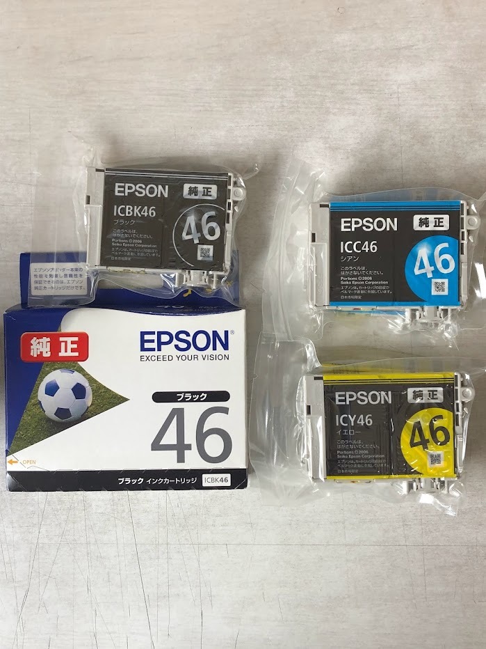 エプソン EPSON 純正インクカートリッジ 4色セット IC4CL46 その他10個 サッカーボール_画像4