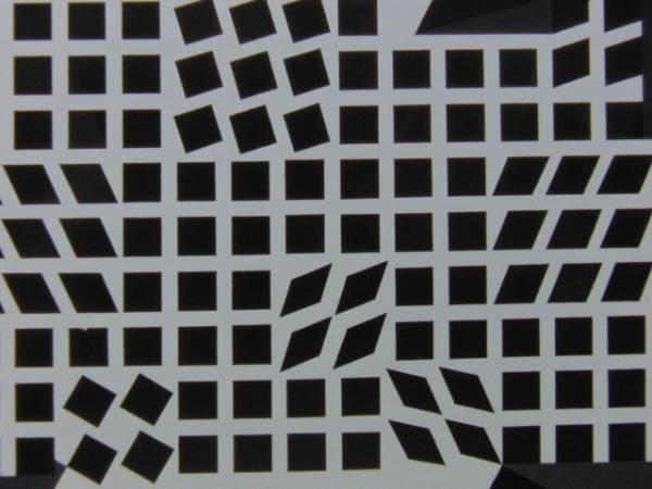 VASARELY、オイテ、希少画集画、新品額装付、送料込み、iafa_画像2