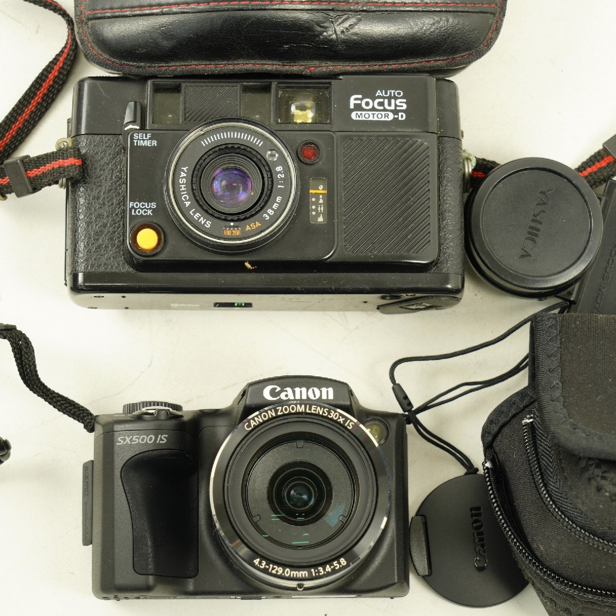 ジャンク品◆フィルムカメラ 一眼レフ デジタルカメラ 等 まとめ売りセット Canon AE-1/MINOLTA α 3xi/OLYMPUS/YASHICA/SONY/他[R12187]_画像2