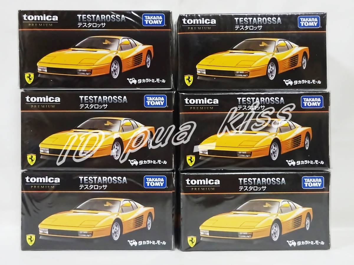 トミカ ショップ 限定 タカラトミーモール オリジナル トミカプレミアム フェラーリ テスタロッサ ６台セット Tomica Premium Testarossa