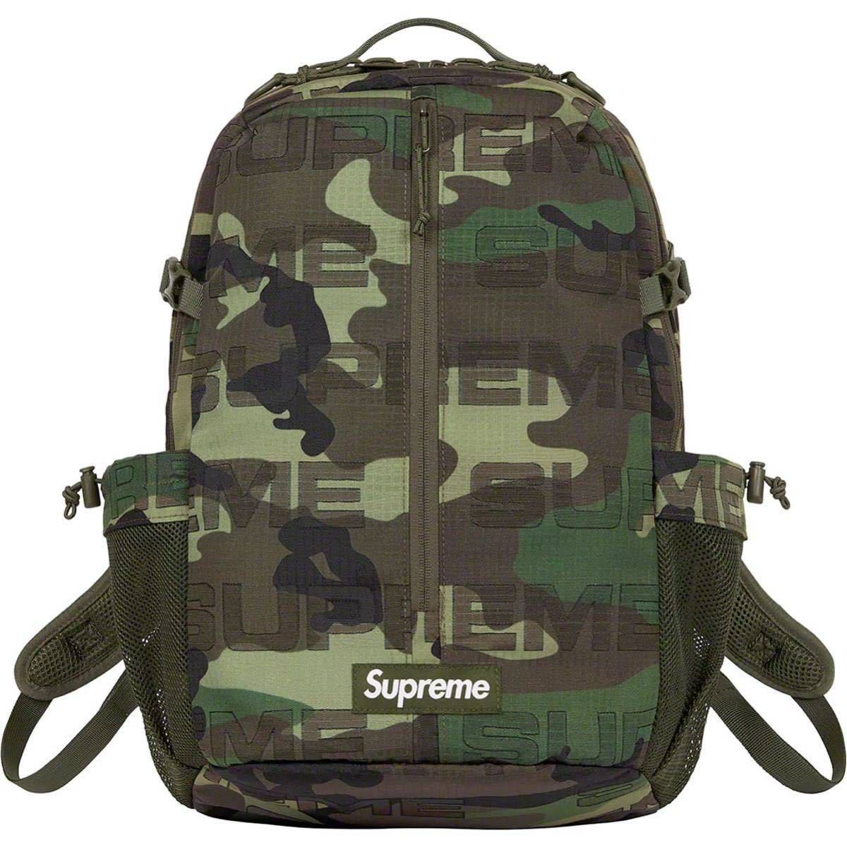 ★新品未使用★ Supreme 21AW Backpack シュプリーム バックパック Woodland Camo ウッドランド 迷彩 リュック 21FW