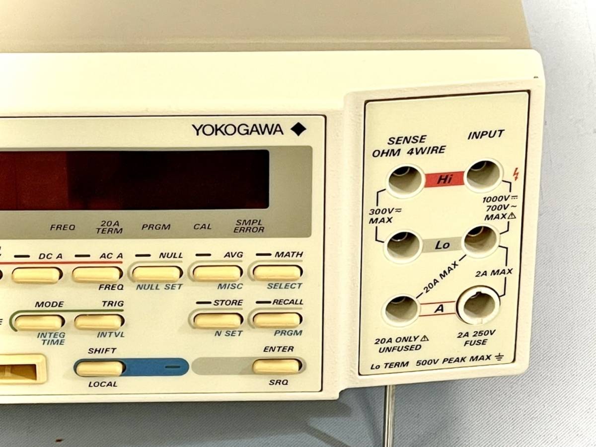 ★★デジタルマルチメーター　7552　横河電機　5.5桁　４線式抵抗測定対応　★★_画像4