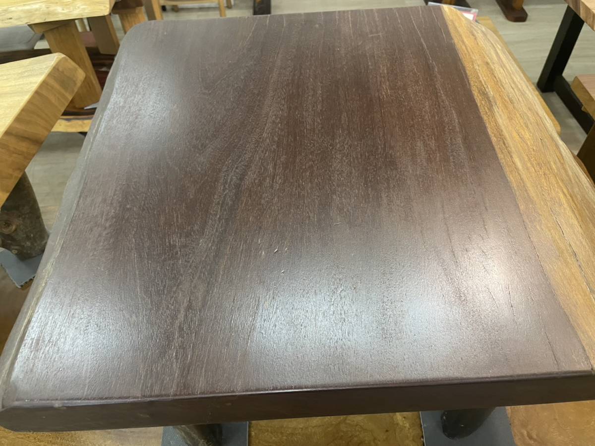 天然木　無垢材　幅60　テーブル　センターテーブル　座卓　木製_画像3