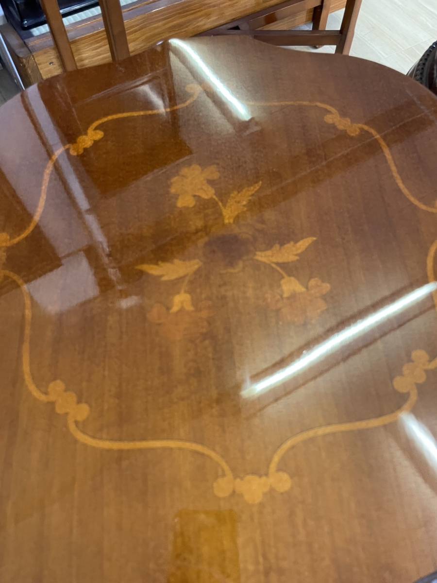 イタリア製 象嵌 コーヒーテーブル テーブル サイドテーブル 棚 インテリア_画像3