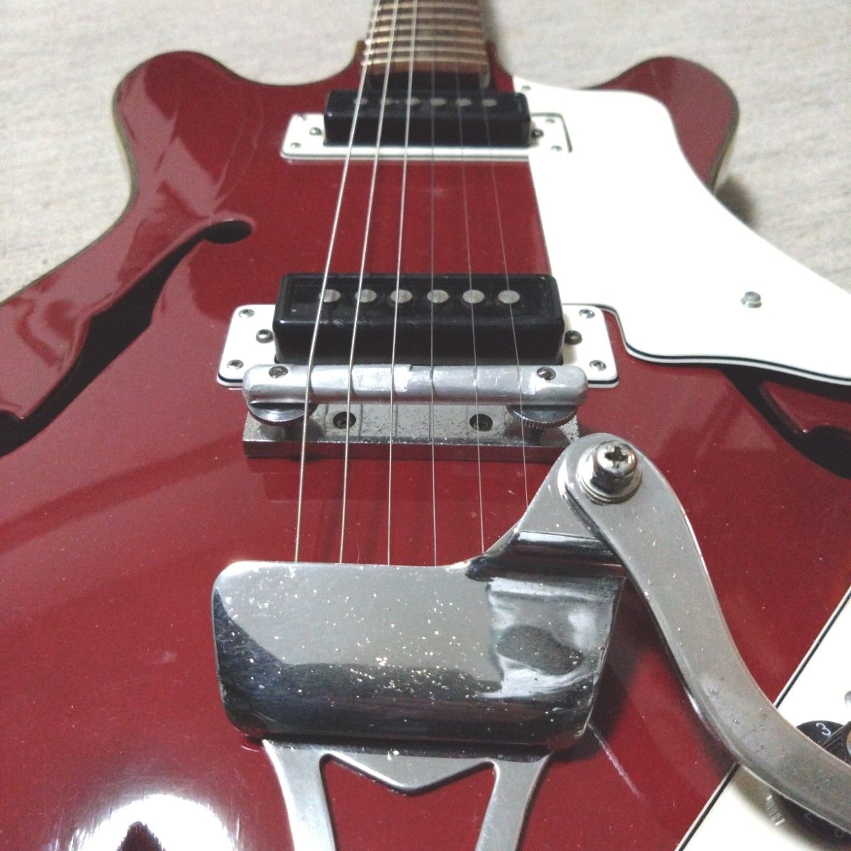 Minister フルアコタイプ 1960年代 国産ビザールギター Teisco Minister フルアコタイプ 1960年代 国産ビザールギター Teisco