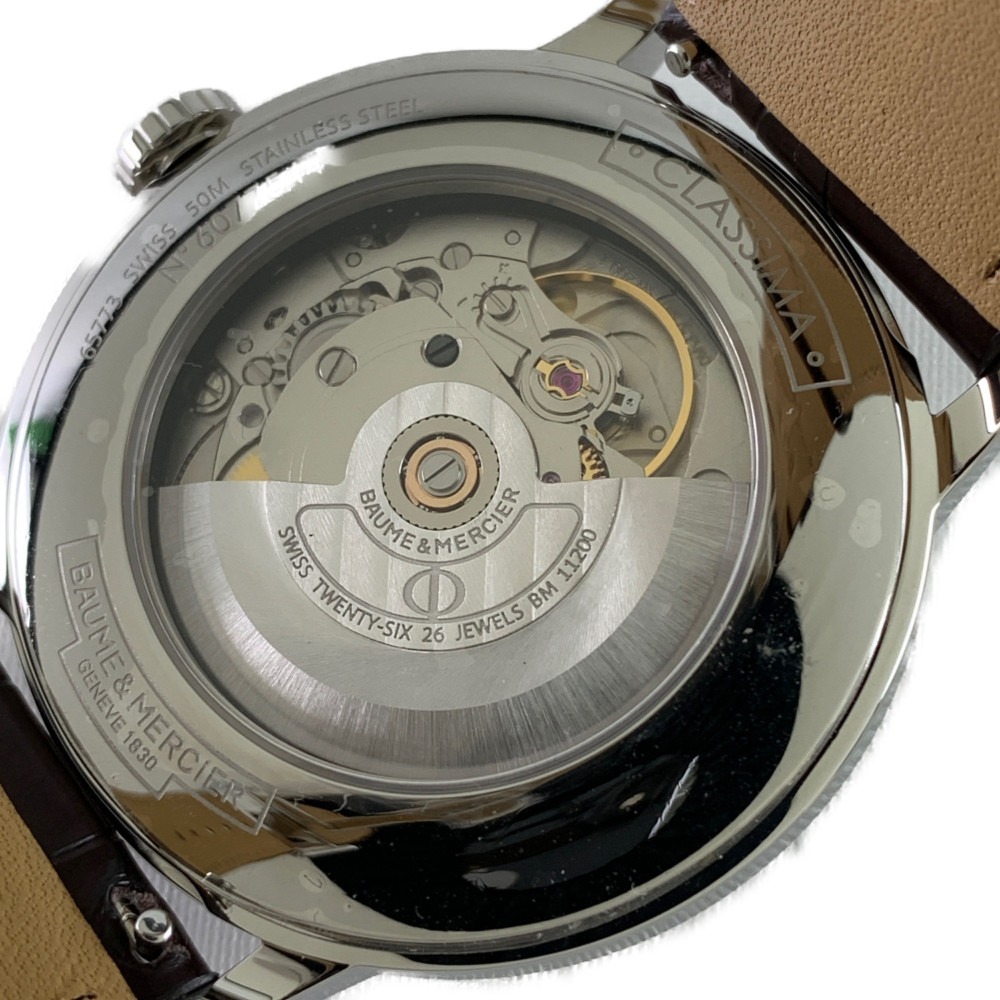 vv BAUME&amp;MERCIER Baum &amp;merusieklasima automatic MOA10214 remarkable wound . dirt none 