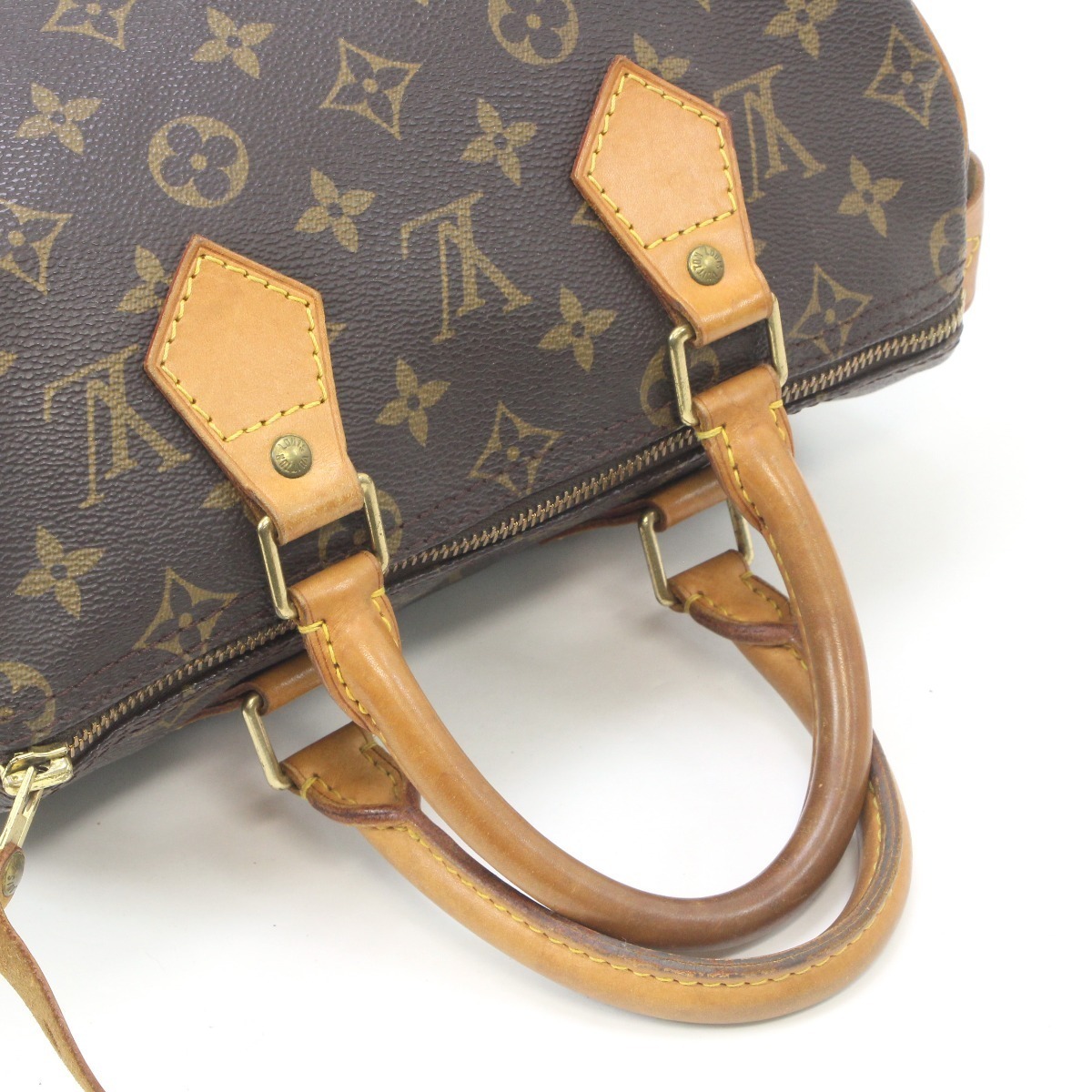 $$ LOUIS VUITTON ルイヴィトン ハンドバッグ モノグラム スピーディ25 M41528 やや傷や汚れあり_画像4