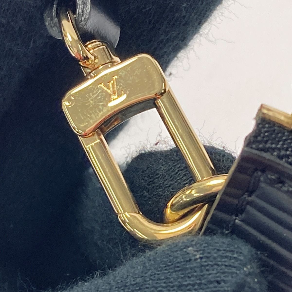 ☆☆ LOUIS VUITTON ルイヴィトン エピ ポシェット アクセソワール M52942 ノワール アクセサリーポーチ 目立った傷や汚れなし_画像7