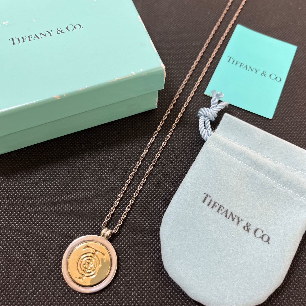 TIFFANY&Co. ティファニー 18KT SV925 シルバー925 ネックレス アクセサリー 管理14 231116_画像1