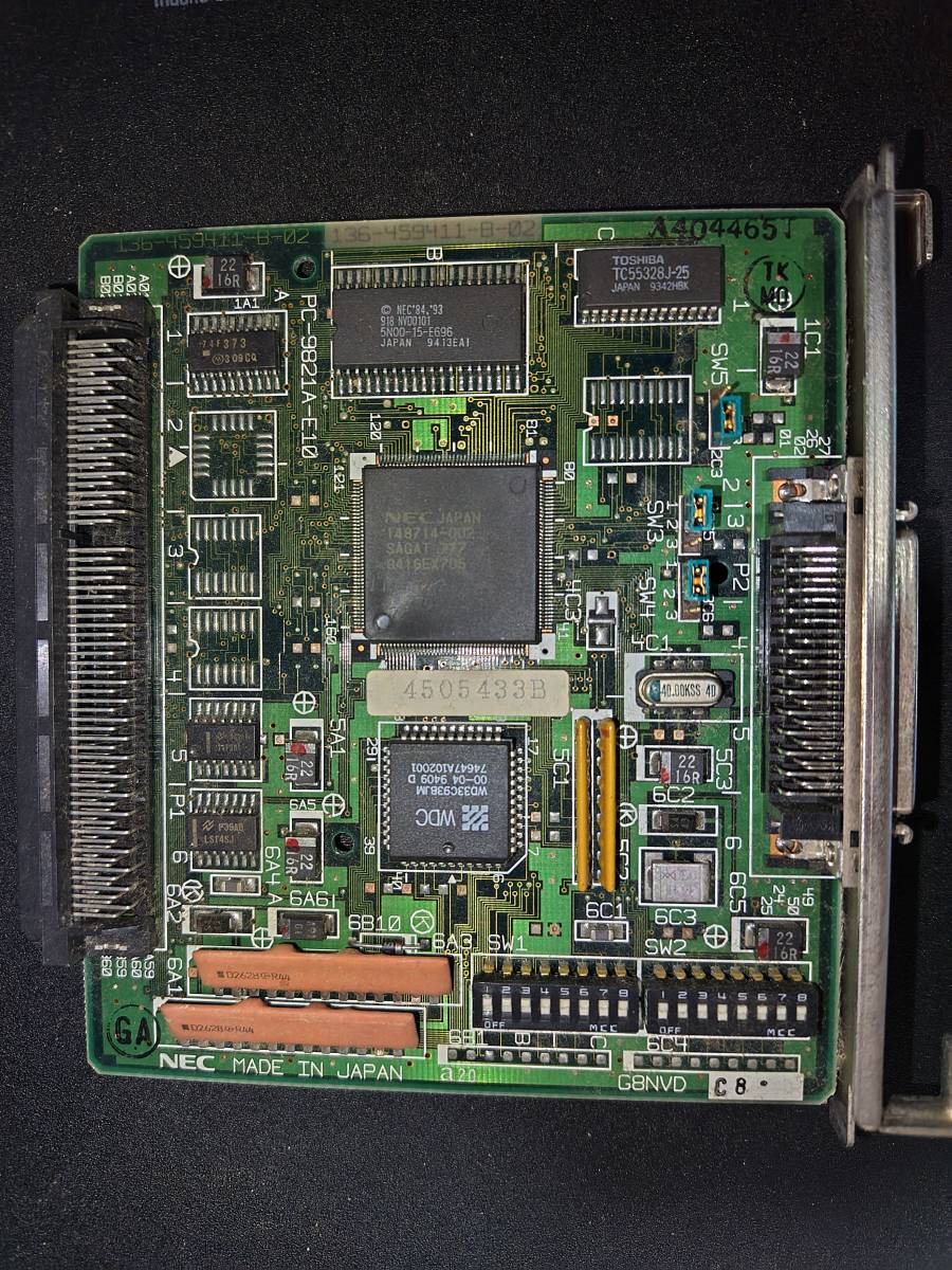 NEC製 PC-9821A-E10 9801FA/FS/FX＆A-Mate用 SCSIスロット専用SCSIボード_画像1