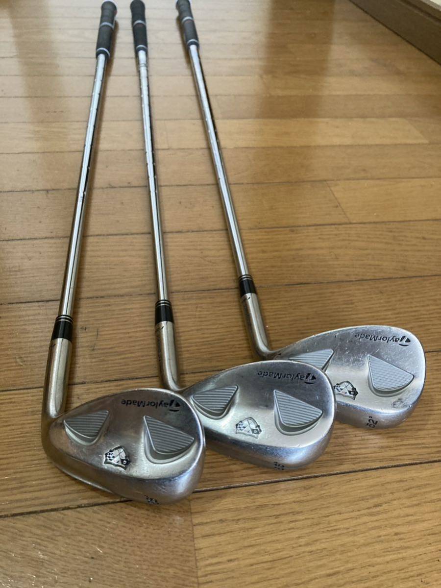 TaylorMade TP rac WEDGE 52° 56° 58° 3本セット テーラーメイド ウェッジ グリップ ゴルフプライドGolf Pride CP2 Pro MIDSIZE_画像2