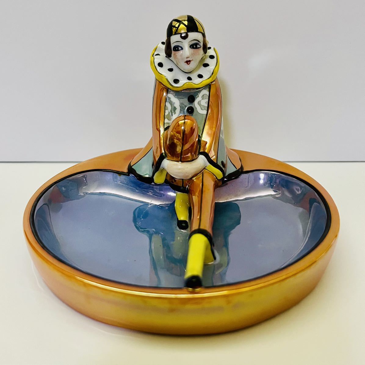 オールドノリタケ ノリタケ ピエロ ハーレクイン アールデコ オールドノリタケ ノリタケ ピエロ ハーレクイン アールデコ