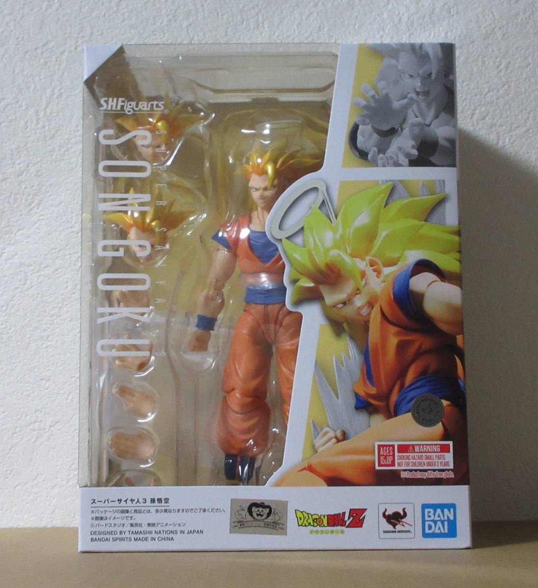 国内正規品　S.H.Figuarts　S.H.フィギュアーツ　スーパーサイヤ人３　孫悟空　ドラゴンボールZ　フィギュア　DRAGON BALL