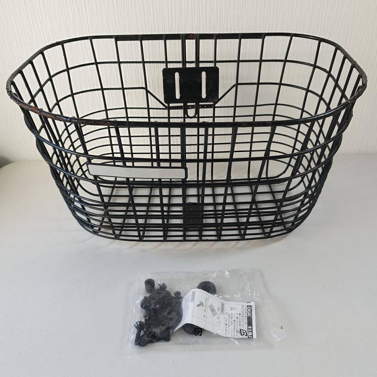 YAMAHA Yamaha front basket PAS Babby Ami installation metal fittings equipped front basket basket 